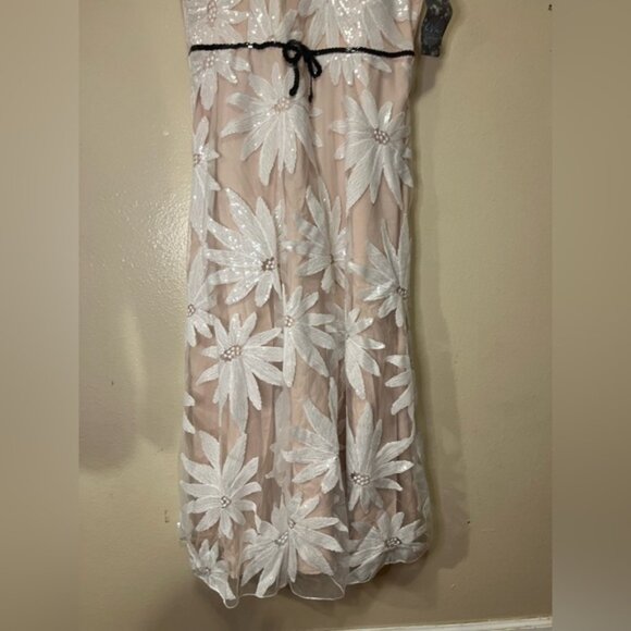 Anthropologie Eva Franco White Haven Sutton Embroidered Floral Dress NWT - Picture 11 of 13